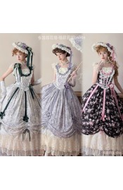 Uncle's Workshop Dorota Flower Wall​ JSK and One Piece(1st Reservation/Full Payment Without Shipping)